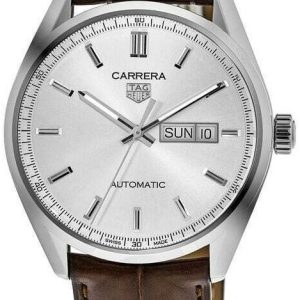 TAG Heuer Herrklocka WBN2011.FC6484 Carrera Silverfärgad/Läder Ø41