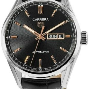 TAG Heuer Herrklocka WBN2013.FC6503 Carrera Svart/Läder Ø41 mm