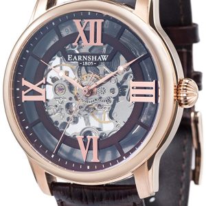 Thomas Earnshaw Herrklocka ES-8062-02 Longitude Skelettskuren/Läder