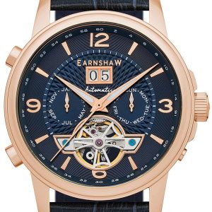 Thomas Earnshaw Herrklocka ES-8177-07 Marylebone Blå/Läder Ø42 mm