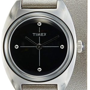 Timex 99999 Damklocka TW2R69900 Svart/Läder Ø24 mm