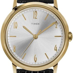 Timex 99999 Damklocka TW2T18400 Silverfärgad/Läder Ø34 mm