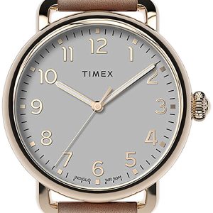 Timex 99999 Damklocka TW2U13500D7 Grå/Läder Ø34 mm