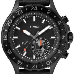 Timex 99999 Herrklocka TW2R39900UK Svart/Läder Ø43 mm