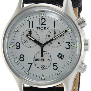 Timex 99999 Herrklocka TW2R68800 Grå/Läder Ø42 mm