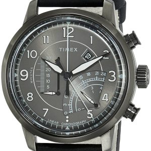 Timex 99999 Herrklocka TW2R69000 Grå/Läder Ø45 mm