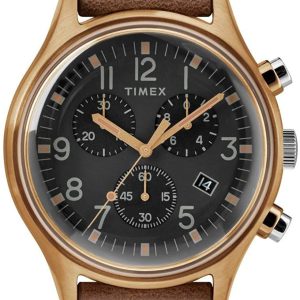 Timex 99999 Herrklocka TW2R96300D7 Svart/Läder Ø42 mm