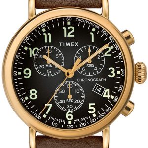 Timex 99999 Herrklocka TW2T20900 Svart/Läder Ø41 mm