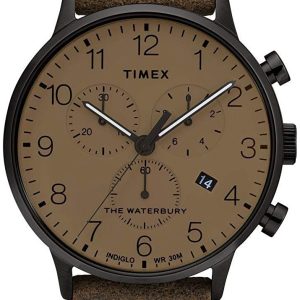 Timex 99999 Herrklocka TW2T28300 Brun/Läder Ø40 mm