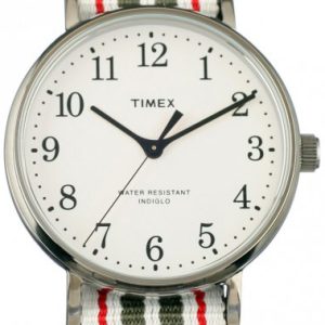 Timex 99999 Herrklocka TW2T98100LG Vit/Textil Ø37 mm