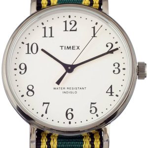 Timex 99999 Herrklocka TW2T98200LG Vit/Textil Ø42 mm