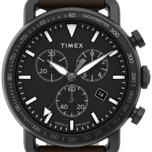 Timex 99999 Herrklocka TW2U02100D7 Svart/Gummi Ø42 mm