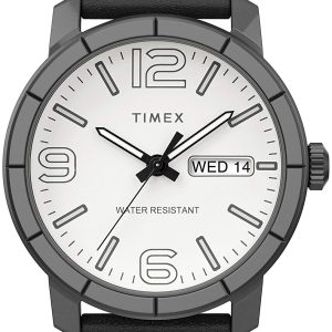 Timex 99999 Herrklocka TW2U30400 Vit/Läder Ø44 mm