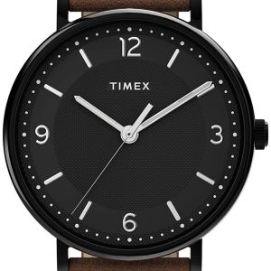 Timex 99999 Herrklocka TW2U67400 Svart/Läder Ø41 mm