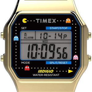 Timex 99999 TW2U32000 LCD/Gulguldtonat stål