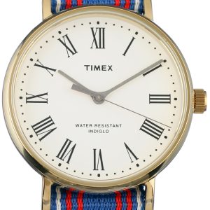 Timex ABT535 Vit/Textil Ø37 mm