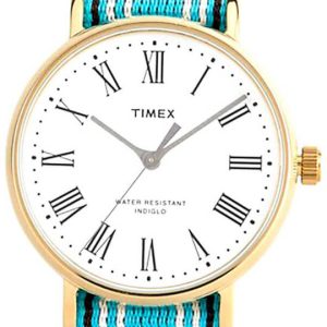 Timex ABT536 Vit/Textil Ø37 mm