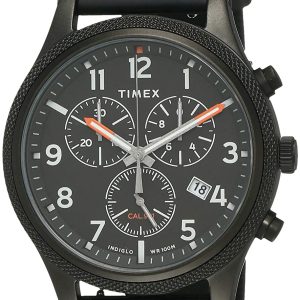 Timex Allied Herrklocka TW2T33100 Svart/Gummi Ø42 mm