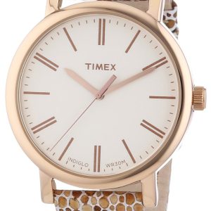 Timex Classic Damklocka T2P325 Vit/Läder Ø38 mm