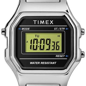 Timex Classic Damklocka TW2T48200 LCD/Stål