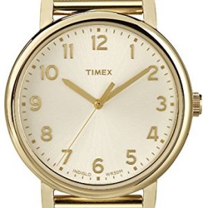 Timex Classic T2N598 Champagnefärgad/Gulguldtonat stål Ø38 mm