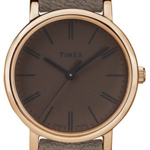 Timex Damklocka TW2P96300 Brun/Läder Ø38 mm