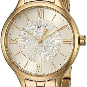 Timex Damklocka TW2R28100 Gulguldstonad/Gulguldtonat stål Ø36 mm