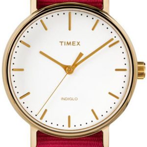 Timex Damklocka TW2R48600D7 Weekender Vit/Textil Ø37 mm