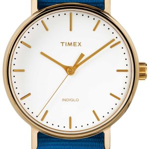 Timex Damklocka TW2R49300 Vit/Textil Ø37 mm