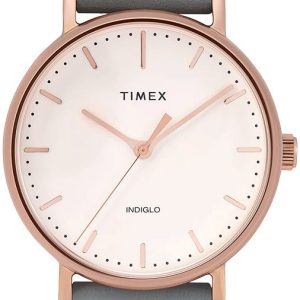 Timex Damklocka TW2T31800 Fairfield Beige/Läder Ø37 mm