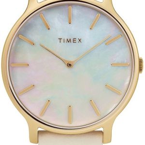 Timex Damklocka TW2T35400 Transcend Vit/Läder Ø38 mm