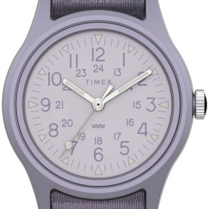 Timex Damklocka TW2T76800 The Waterbury Lila/Textil Ø29 mm