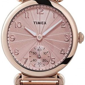 Timex Damklocka TW2T88500D7 Roséguldstonad/Roséguldstonat stål