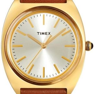 Timex Damklocka TW2T89900 Milano Xl Silverfärgad/Läder Ø33 mm