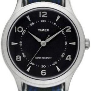 Timex Damklocka TW2T97200LG Svart/Textil Ø35 mm