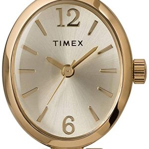 Timex Damklocka TW2U12000 Champagnefärgad/Gulguldtonat stål Ø21 mm