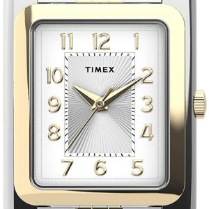 Timex Damklocka TW2U14200 Silverfärgad/Gulguldtonat stål