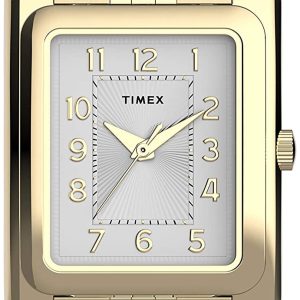 Timex Damklocka TW2U14300 Grå/Gulguldtonat stål