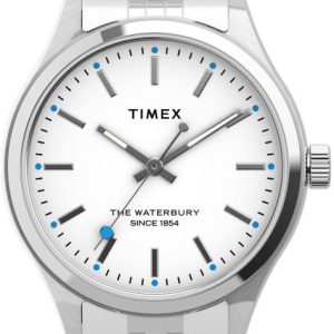 Timex Damklocka TW2U23400 The Waterbury Vit/Stål Ø34 mm