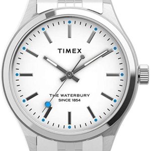 Timex Damklocka TW2U23400D7 Vit/Stål Ø34 mm