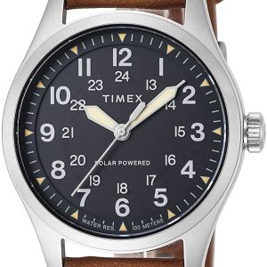 Timex Damklocka TW2V00200 Expedition Svart/Läder Ø36 mm