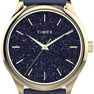 Timex Damklocka TW2V01200 Celestial Blå/Gummi Ø32 mm