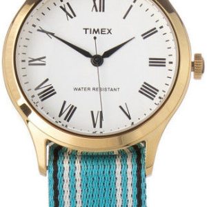 Timex Damklocka TW2V11400LG Vit/Textil Ø34 mm