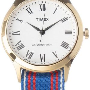 Timex Damklocka TW2V11500LG Vit/Textil Ø34 mm