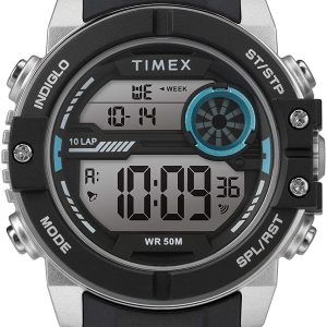 Timex Dgtl Herrklocka TW5M34600 LCD/Gummi Ø45 mm