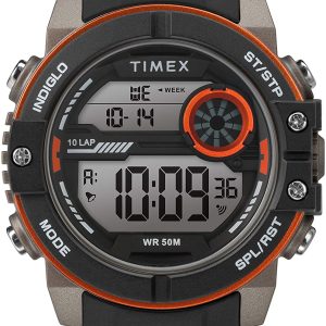 Timex Dgtl Herrklocka TW5M34700 LCD/Gummi Ø40 mm