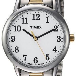 Timex Easy Reader Damklocka TW2R23900 Vit/Gulguldtonat stål Ø30 mm