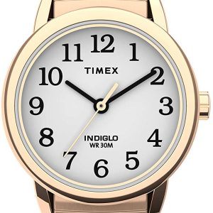 Timex Easy Reader Damklocka TW2U08200 Vit/Roséguldstonat stål Ø25