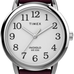 Timex Easy Reader Damklocka TW2U96300 Vit/Läder Ø30 mm