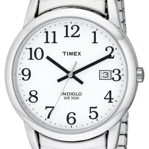 Timex Easy Reader Herrklocka T2H451 Vit/Stål Ø35 mm